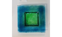 Glasschälchen grün blau Glasschälchen grün